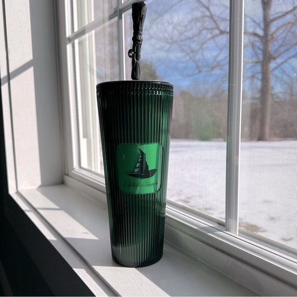 Starbucks Wicked 2024 Elphaba Tumbler Emerald Green Glow in Dark | NWT - Picture 1 of 11